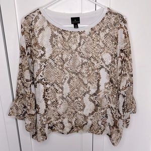 Animal Print Blouse